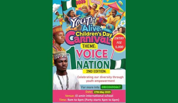 2nd Edition of Youth Alive Children’s Day Carnival2