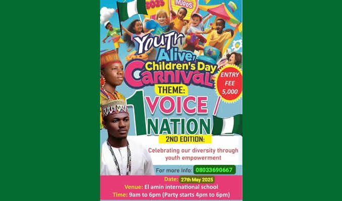2nd Edition of Youth Alive Children’s Day Carnival2